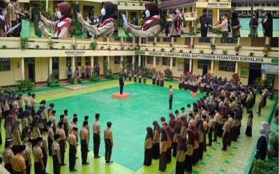 Peringati Hari Kesaktian Pancasila, MTs Serba Bakti gelar Upacara Bendera
