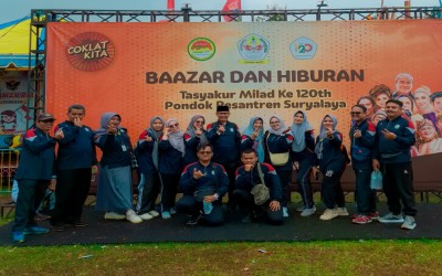 MTs Serba Bakti Berpartisipasi dalam Agenda Gerak Jalan Santai Milad Pontren Suryalaya ke-120