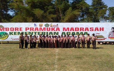 Pangkalan MTs Serba Bakti Ikuti Jambore Pramuka Madrasah se- Jawa Barat di Jatinangor
