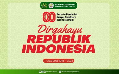 DIRGAHAYU REPUBLIK INDONESIA KE-80 - Bersatu Berdaulat, Rakyat Sejahtera, Indonesia Maju