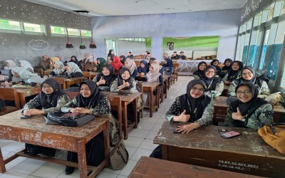 Perkuat Mutu Penilaian, MTs Serba Bakti Ikuti MGMP KKM MTsN 2 Tasikmalaya
