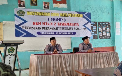 KKM MTsN 2 Tasikmalaya Solid, 25 Madrasah Susun Soal Ujian Sambil Kuatkan Karakter dan Silaturahmi